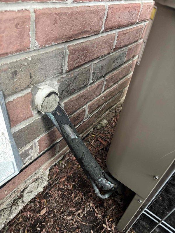 Responded to no cooling complaint on 20+ year old residential air conditioning system. Upon arrival, customer reported unit runs continuously for 3+ hours without reaching setpoint temperature, followed by abnormal vibration. Performed diagnostic evaluation and confirmed low refrigerant charge on R22 system. Explained phased-out refrigerant status and limited availability of R22. Documented system age and declining performance. Provided replacement options due to obsolete refrigerant type and age-related system degradation.