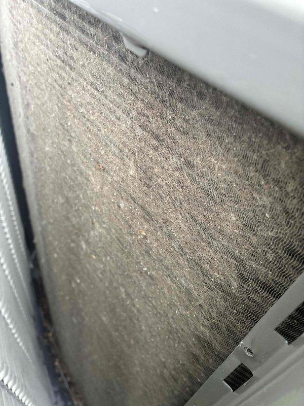 Completed annual AC tune-up and maintenance under CCC Quality Plan agreement. Performed comprehensive system inspection, replaced 16x25x4 air filter showing significant dust and debris accumulation, and washed outdoor condenser unit. Unit operating within normal parameters with no deficiencies noted.