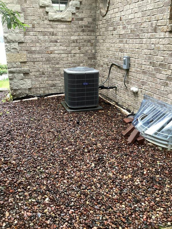Completed prepaid monthly maintenance visit under CCC Quality Plan. Performed clean and check procedures on three air conditioning systems, including outdoor condenser unit and indoor Carrier furnace system. Replaced air filters: three 16x25x4 filters and one 16x25x1 filter. Inspected refrigerant lines, electrical connections, and disconnect box at outdoor unit. Verified proper operation of all equipment. All systems operating within normal parameters with no deficiencies noted.