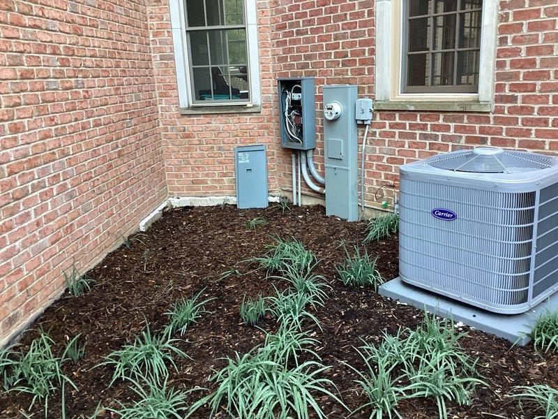 Performed comprehensive inspection and preventive maintenance on older Kohler residential standby generator that failed to start during last utility outage. Identified multiple issues requiring correction during diagnostic evaluation. Documented current system condition with photographs showing generator installation, control panel with digital display, and associated components including visible rust on exhaust muffler and maintenance access points. Parts have been ordered to address identified deficiencies, and follow-up service appointment will be scheduled to complete necessary repairs and restore unit to full operational status.