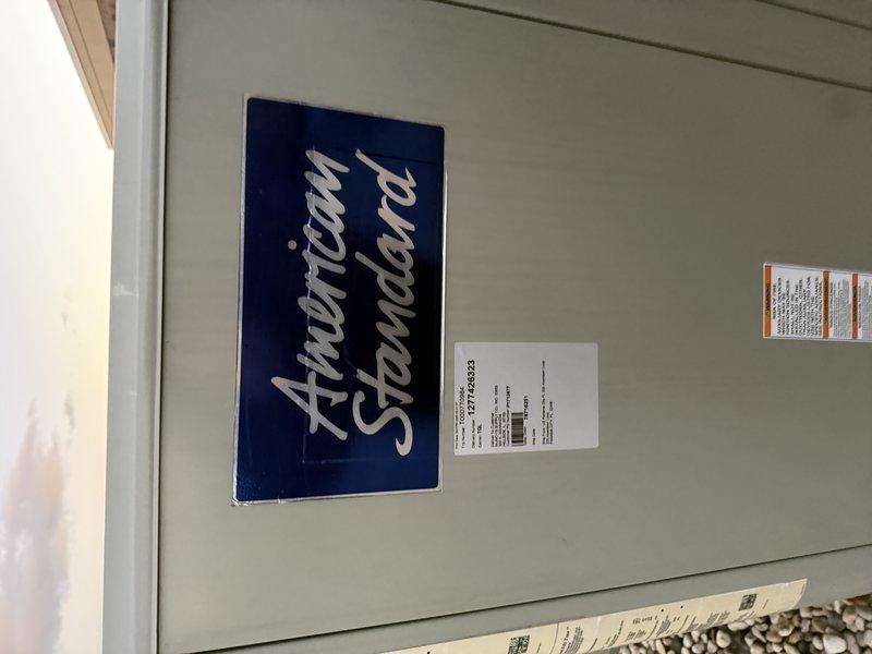 Responded to a no-heat call on an American Standard commercial rooftop unit and diagnosed a failed control circuit board as the cause. Replaced the defective board with a new one, restoring normal heating operation.