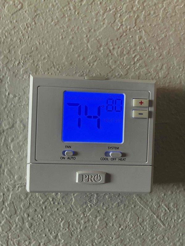 Performed annual heating maintenance on an aging Bryant furnace, including inspection of the thermostat and verification of proper heat call and system operation. Visually inspected the cabinet, plenum and ductwork, refrigerant lines, condensate drain piping, and electrical conduit connections, with no visible damage or abnormal conditions noted. Reviewed replacement options for the aging equipment and discussed budgetary expectations for a future system upgrade.
