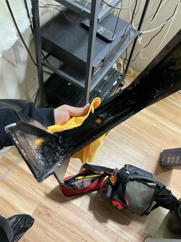 Performed comprehensive BFMA Tune Up service on 1-year-old furnace system, including inspection and cleaning of igniter assembly and internal components. Completed scheduled maintenance tasks including humidifier service with replacement of #35 pad, furnace inspection, and installation of #213 filter. Cleaned equipment stand and surrounding area to ensure proper system operation and airflow.