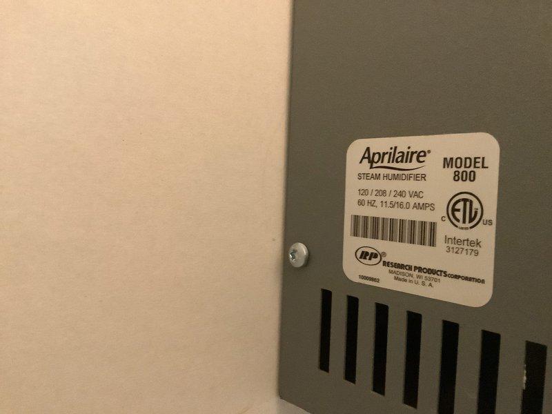 Performed comprehensive BFMA Tune Up on HVAC system including service on dual humidifiers (replaced #35 pad and #80 canister in Aprilaire Model 800 steam humidifier). Completed semi-annual filter replacement with #213 filter and verified proper operation of all components within the system.
