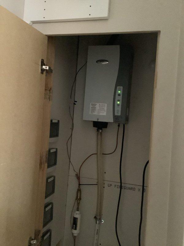Performed comprehensive BFMA Tune Up on HVAC system including service on dual humidifiers (replaced #35 pad and #80 canister in Aprilaire Model 800 steam humidifier). Completed semi-annual filter replacement with #213 filter and verified proper operation of all components within the system.