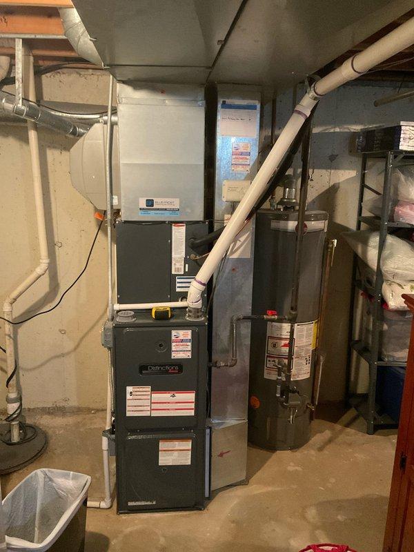 Performed comprehensive evaluation of aging residential HVAC system (13+ years old) exhibiting both heating and cooling issues. Inspection of the Alliant furnace unit, associated ductwork, and connections revealed system is approaching end of service life. Recommended full system replacement to restore optimal performance and efficiency.