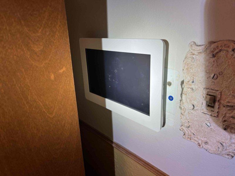 Responded to no-heat service call for 3-year-old furnace system. Diagnosed issues with the digital thermostat, which showed no display/power. Identified damaged wall area around control wiring that required repair to restore proper system function.