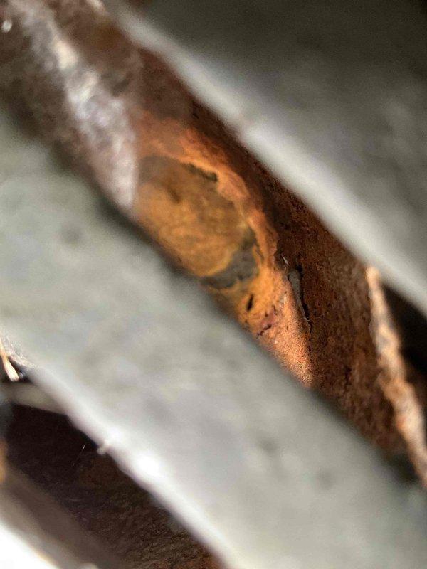 Performed BFMA Tune Up on 8-year-old furnace, identifying significant corrosion on copper/iron components and conducting electrical diagnostics with amperage reading of 509 on the system. Inspected condensate drainage, venting system, and control wiring during the maintenance service.