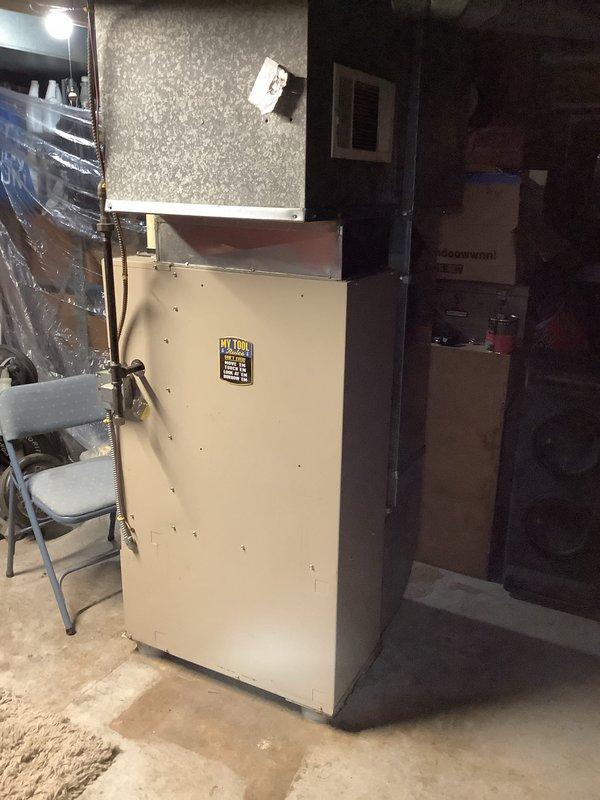 Responded to no-heat complaint at secondary residence on property. Upon inspection, removed furnace access panel to diagnose system. Identified faulty ignition sequence preventing proper heating cycle and performed necessary repairs to restore heat function.