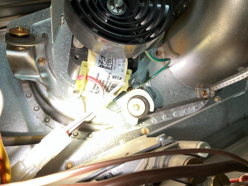 Responded to no heat call with Error 13 code. Inspected interior components including blower fan, control module, and wiring connections. Diagnosed and resolved issue with flame sensor/ignition system indicated by the error code, restoring proper heating function.