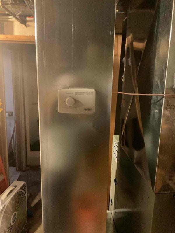 Successfully installed a Healthy Climate power humidifier as part of an IAQ system enhancement for the existing HVAC unit. The installation was completed in the basement utility area, with all components properly connected to the furnace system and control interface calibrated for optimal performance.