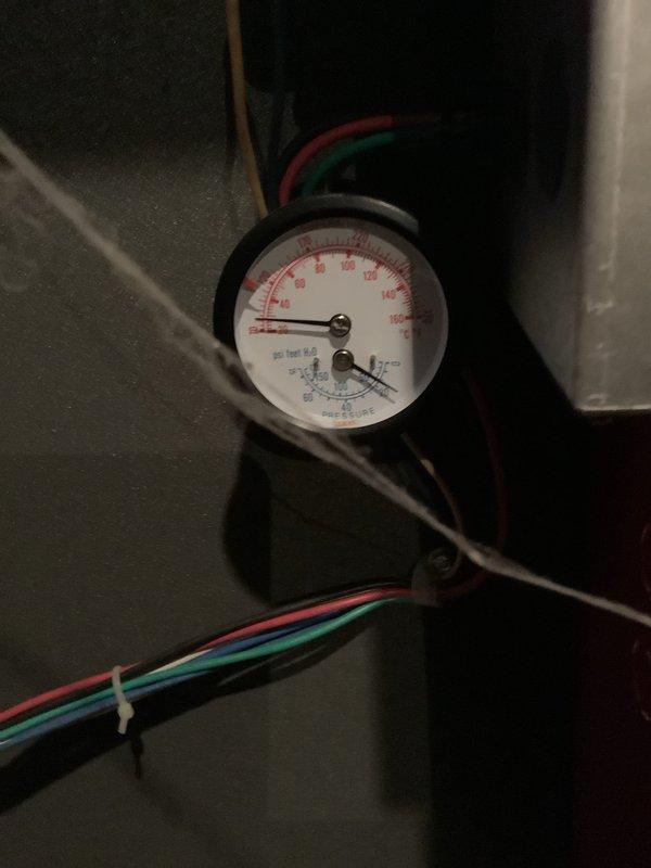 Responded to no-heat call and diagnosed faulty control board requiring replacement. Temporarily restored heat functionality by verifying proper burner operation with strong blue flame and normal system pressure readings. Special order control board replacement scheduled for permanent repair.
