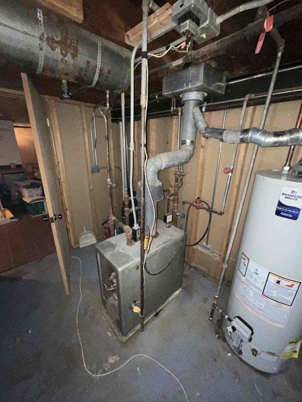 Responded to no-heat call for residential boiler system. Upon inspection, discovered circulation pump failure causing lack of heat distribution throughout home. Replaced faulty pump, purged air from system, and verified proper operation with all zones reaching desired temperature.