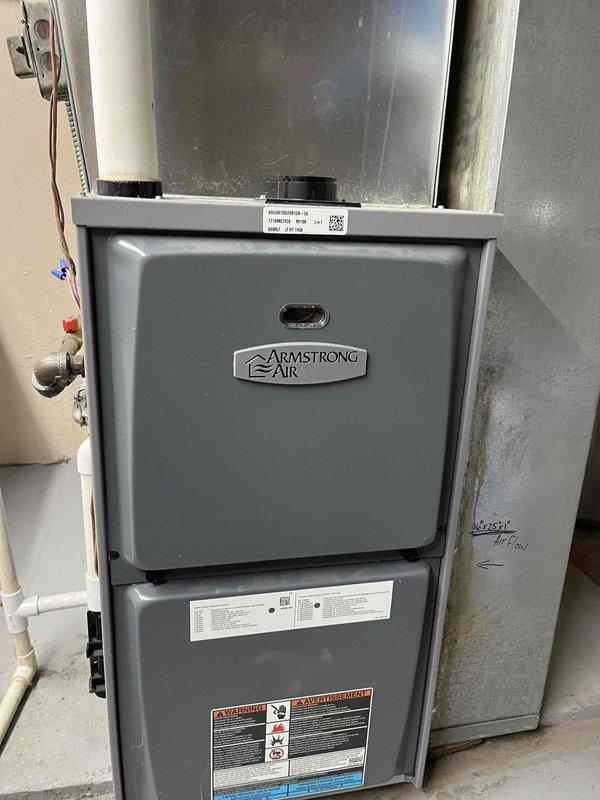 Performed diagnostic service on Armstrong Air furnace that was not turning on, causing home to be cold. Discovered control board was not receiving power; traced issue and restored system functionality, ensuring proper heat operation.