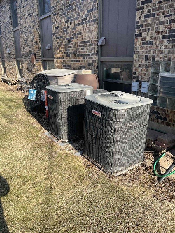 # HVAC Full System Replacement - System #2

Completed full Lennox system replacement for second of twinned HVAC systems serving residential property. Removed existing equipment and installed new ML180UH090E48B high-efficiency furnace with ML13KC1-048-230 condensing unit rated at 4 tons. Installed CK40UT-48B uncased evaporator coil and integrated 1-inch media filter for improved air quality. Replaced complete venting system with appropriately sized materials per manufacturer specifications and local code requirements.

Installed new 40A2P Siemens circuit breaker to provide dedicated electrical service to equipment. Ran electrical disconnect boxes and conduit to outdoor condensing unit, ensuring proper wire sizing and protection. Reconnected and tested existing thermostat for proper communication with new system. Configured standard installation with furnace positioned below existing setup, maintaining accessibility for future service requirements.

Positioned outdoor condensing unit on 