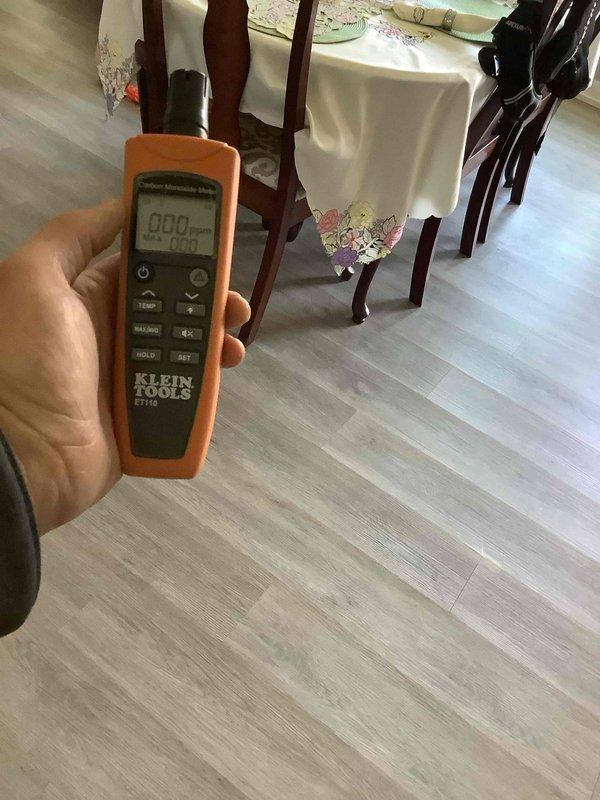 Completed annual BFMA tune-up service on residential furnace system over 5 years old during afternoon appointment window. Performed comprehensive inspection and maintenance procedures, including combustion analysis showing 0.00 ppm reading on diagnostic equipment, confirming proper burner operation and safe combustion levels. Verified thermostat programming and system controls functioning correctly with setpoint at 70°F.