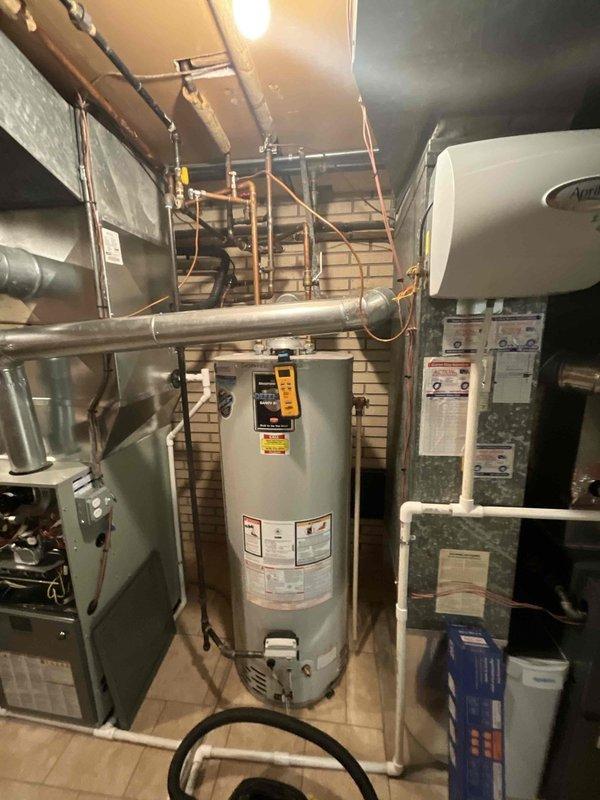 Completed comprehensive BFMA tune-up on residential furnace system, including the recently installed second furnace unit. Performed full inspection and maintenance protocol on both heating units, replaced two 213(2) media filters, verified proper operation of all mechanical components, checked ductwork connections, and confirmed system efficiency. Inspected Aprilaire humidifier system for proper integration with HVAC equipment, tested all safety controls, and ensured optimal airflow throughout the system.