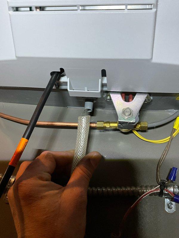 Completed comprehensive BFMA tune-up on residential furnace system during morning service window. Performed standard maintenance protocol including system inspection, component testing, and filter assessment. Removed and documented severely clogged air filter showing significant dust and debris accumulation, restricting airflow and reducing system efficiency. Inspected gas connections, refrigerant lines, brass fittings, and electrical connections for proper operation and safety compliance. All mechanical components, copper lines, and mounting hardware found secure and functioning within manufacturer specifications. System restored to optimal performance with improved airflow capacity.