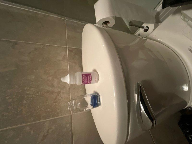 Completed comprehensive BFPMA plumbing maintenance inspection including full bathroom fixture evaluation and sump pump assessment. Inspected toilet operation, flush mechanism, and water supply connections; verified pedestal sink drainage, faucet function, and trap integrity; checked all visible supply lines and shut-off valves for leaks or deterioration. Sump pump inspection conducted to verify operational status and discharge functionality. All fixtures found in proper working order with no active leaks or immediate service needs identified.