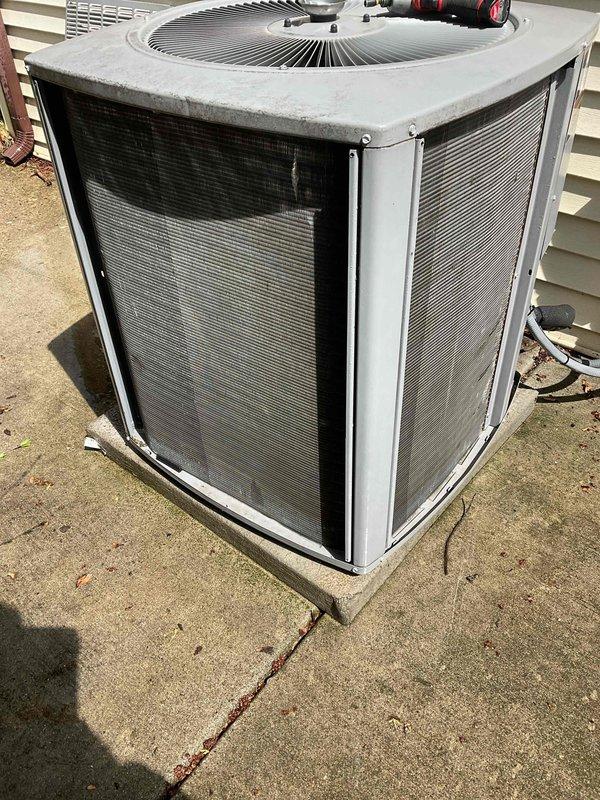 Completed comprehensive BFMA tune-up service on residential HVAC system including Armstrong furnace and outdoor condensing unit, both 2+ years old. Performed full inspection of furnace components, verified proper operation of blower motor, checked heat exchanger integrity, tested safety controls, and inspected PVC intake and exhaust venting for proper configuration and secure connections. Conducted outdoor unit maintenance including cleaning of condenser coils, inspection of fan motor operation, verification of refrigerant levels, and assessment of electrical connections. All equipment operating within manufacturer specifications with no immediate concerns identified.