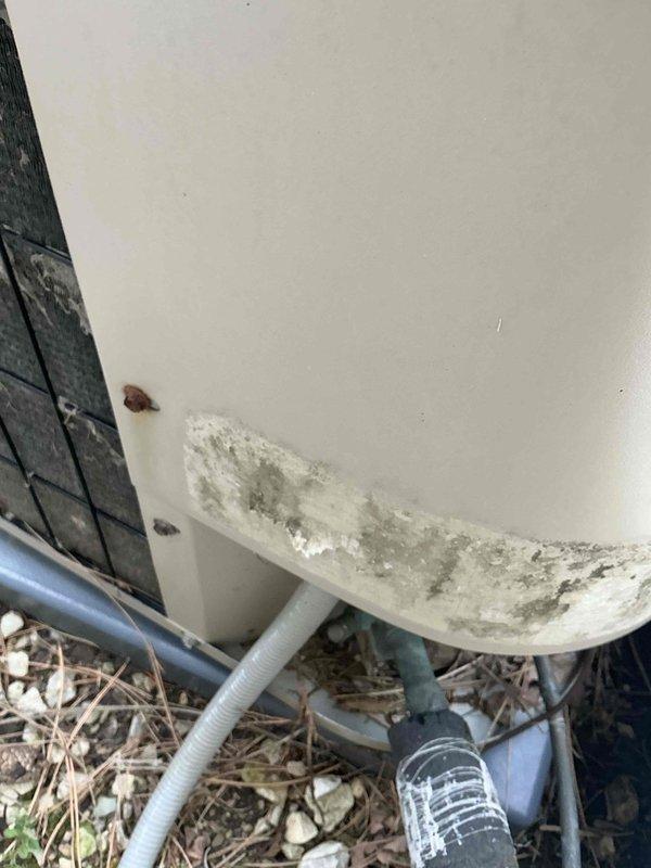 Conducted comprehensive site evaluation for complete HVAC system replacement including air conditioning and furnace units. Assessed existing outdoor equipment configuration consisting of one older black cylindrical condensing unit and one newer gray vertical unit, both positioned on concrete pads against exterior wall with established electrical infrastructure including meters, disconnects, and conduit routing. Documented current system conditions showing weathering, age-related deterioration, and moisture accumulation on exterior components. Evaluated electrical service capacity, existing line set routing, and installation accessibility for proposed equipment upgrades. Prepared detailed estimate for full system replacement to meet client heating and cooling requirements.