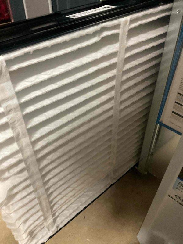 Completed comprehensive BFMA tune-up on 1-year-old furnace system including humidifier service. Performed full system inspection, replaced humidifier pad with truck stock, inspected and documented air filtration system condition, verified all control operations and safety mechanisms, and confirmed proper function of all HVAC components and associated plumbing connections.