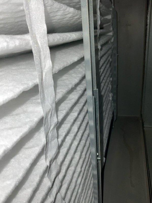 Completed comprehensive BFMA tune-up service on 11-year-old residential HVAC system, including air conditioning maintenance and filter replacement. Upon inspection, discovered evaporator coils with significant frost and ice accumulation, indicating potential airflow restriction, refrigerant issue, or system malfunction requiring further diagnostic evaluation. Performed standard preventive maintenance procedures on outdoor condenser unit, replaced air filter, and documented system conditions with photographic evidence for follow-up assessment.