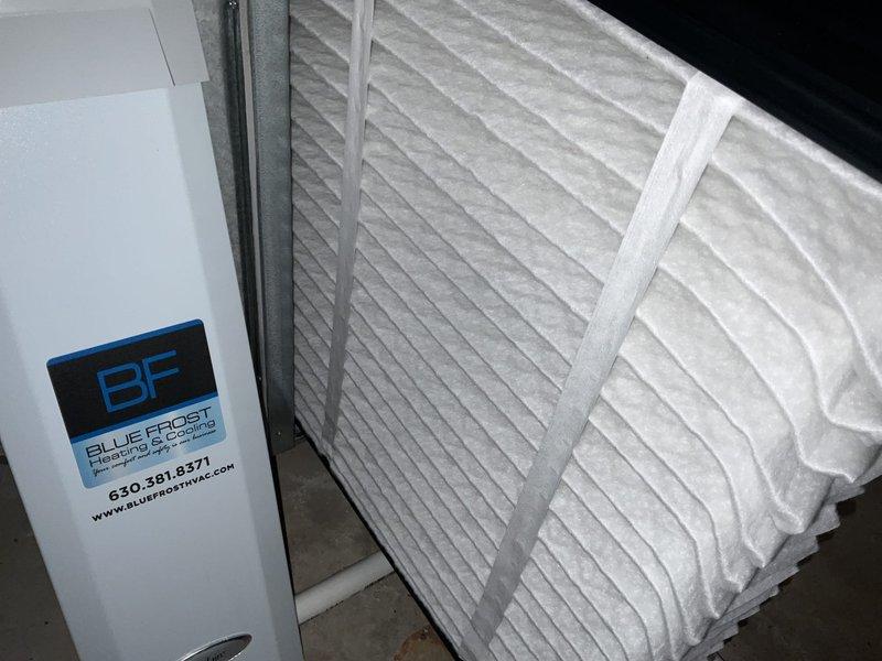 Completed comprehensive AC tune-up on a 4+ year old system, including inspection of all electrical components, verification of proper disconnect switch operation, and replacement of air filter. System tested and operating within normal parameters. Additionally evaluated ductwork serving the master bedroom due to reported temperature inconsistencies compared to other zones; findings documented for potential follow-up visit to address airflow distribution concerns and discuss mini-split installation options as an alternative solution.