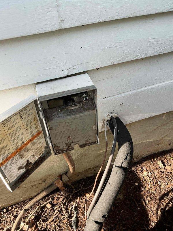 Completed comprehensive BFMA tune-up on residential air conditioning system over 8 years old during morning service window. Performed full system inspection including electrical disconnect box evaluation, condenser unit examination, and verification of all internal components including refrigerant lines and electrical connections. All components found to be operational with routine maintenance completed per BFMA standards.