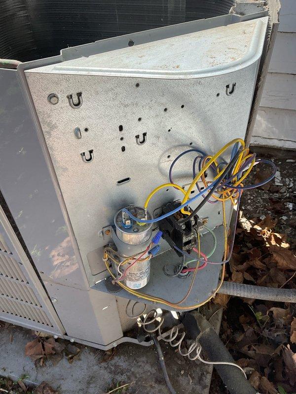 Completed comprehensive BFMA tune-up on 9-year-old residential HVAC system. Performed preventive maintenance on outdoor condensing unit including inspection of electrical components, capacitors, contactor, and wiring connections; verified proper operation and cleaned exterior surfaces. Inspected indoor air handler and furnace unit, checked refrigerant lines, condensate drain system, and ductwork connections to ensure optimal system performance and efficiency.