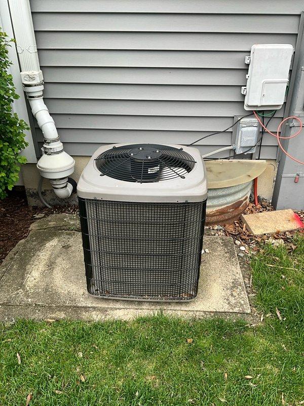 Completed comprehensive BFMA tune-up on 17+ year old residential air conditioning system. Performed standard maintenance procedures including inspection of outdoor condenser unit, electrical components, refrigerant lines, and condensate drain system. All components were evaluated for proper operation, with unit found to be functioning within acceptable parameters for its age, and customer advised of system status upon completion.
