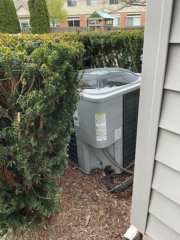 Completed comprehensive BFMA tune-up service on 13-year-old residential HVAC system, including full AC maintenance and semi-annual filter change. Inspected and serviced basement furnace unit, associated ductwork, and outdoor condenser unit; verified proper operation of all components including humidifier accessory. System tested and confirmed operational with all equipment functioning within normal parameters.