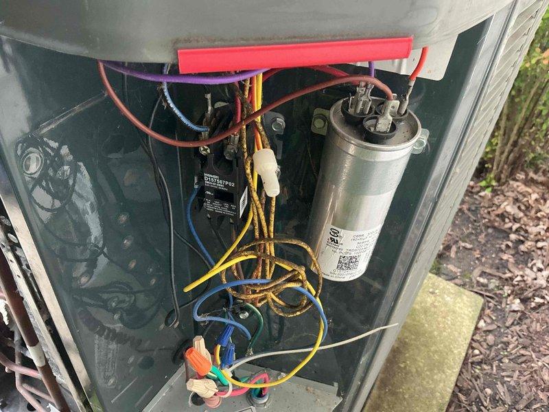 Completed comprehensive BFMA tune-up service on residential air conditioning system with equipment age 5+ years. Performed thorough inspection of outdoor condensing unit, including electrical components, capacitor, contactors, and wiring connections. All components found to be in operational condition with no immediate repairs required at time of service.