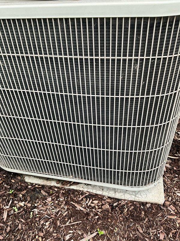 Completed comprehensive air conditioning tune-up on one-year-old residential condenser unit. Performed full system inspection, cleaned cooling coils and fins that showed minor dirt accumulation, checked refrigerant levels, tested electrical connections, and verified proper operation of condenser fan. Unit operating within normal parameters with no issues identified; routine maintenance completed to ensure optimal performance for cooling season.