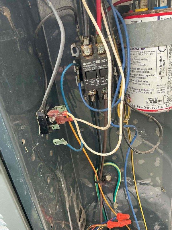 Completed comprehensive BFMA tune-up on 7-year-old air conditioning system, including full inspection of outdoor condensing unit and electrical components. Inspected contactor, capacitor, and all electrical connections; noted significant corrosion on exterior mounting bracket and base components requiring monitoring for future replacement. All system components tested and operational; unit running within normal parameters upon completion of preventative maintenance service.