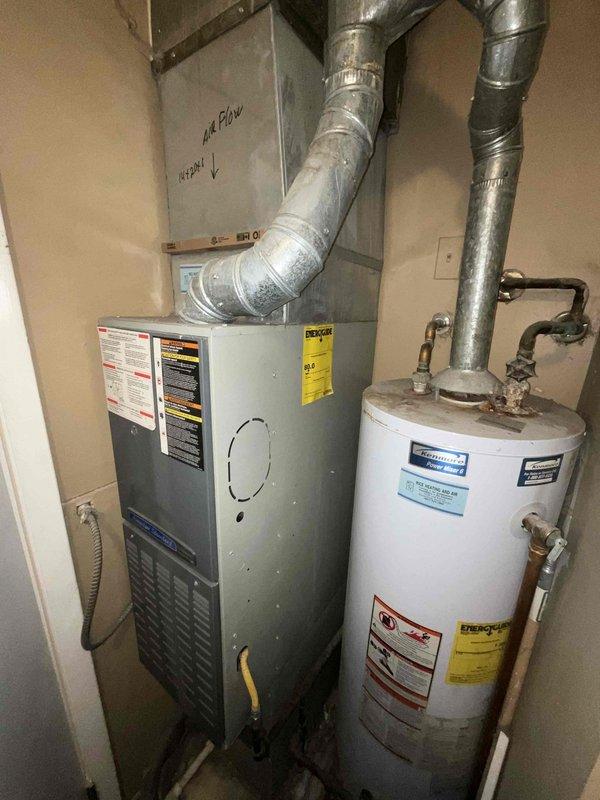 Completed comprehensive BFMA tune-up service on 15-year-old HVAC system, including full inspection and maintenance of both air conditioning and furnace components. Verified proper airflow through ductwork and plenum, inspected filter media and internal air handler components, and confirmed all mechanical systems are operating within manufacturer specifications. All equipment tested and left in optimal working condition for continued reliable operation.