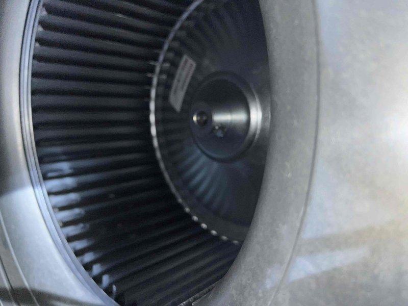 Replaced failed blower motor and wheel assembly in second floor furnace unit. Removed old blower wheel with damaged blades and worn motor, installed new squirrel cage blower wheel with properly spaced blades and new motor assembly, verified proper electrical connections and tested system operation to ensure adequate airflow restoration.