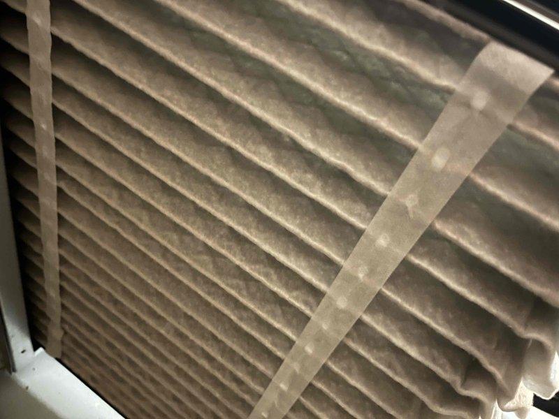 Completed comprehensive BFMA tune-up service on a 4+ year old Trane air conditioning system during morning hours. Performed full system inspection including evaporator coil evaluation, which revealed moderate dust and debris accumulation on the fins requiring attention, and exterior condenser unit assessment showing equipment in overall good operating condition. All standard preventative maintenance procedures were executed according to manufacturer specifications to ensure optimal system performance and efficiency.