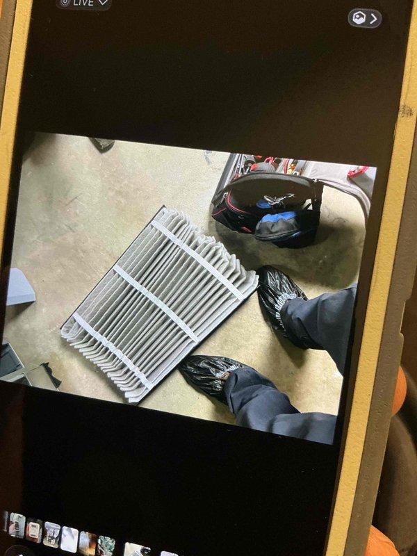 Completed comprehensive air conditioning tune-up on a one-year-old system, including inspection of the evaporator coil and outdoor condensing unit. All components were found to be operating within normal parameters, with the unit properly positioned on its pad and the evaporator coil showing clean fins and proper airflow. System tested and confirmed ready for cooling season operation.