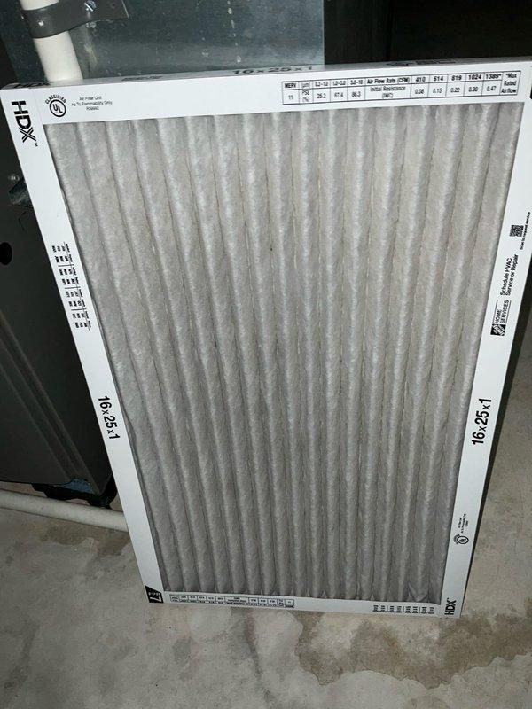 Completed comprehensive BFMA tune-up service on residential HVAC system including 2-year-old Lennox furnace and air conditioning unit. Performed standard maintenance procedures, inspected all mechanical components, checked refrigerant levels, cleaned condenser coils, tested system operation, and replaced 18x25 air filter. All equipment operating within manufacturer specifications with no issues identified.