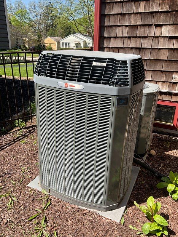Completed comprehensive BFMA tune-up service on 7-year-old Trane air conditioning system. Performed full AC maintenance protocol including inspection of condenser unit, verification of proper airflow through louvers and fan operation, and assessment of overall system condition. Retrieved and installed special order filter from headquarters as part of the BFMA air cleaner semi-annual filter change service, ensuring optimal indoor air quality and system efficiency for the upcoming cooling season.