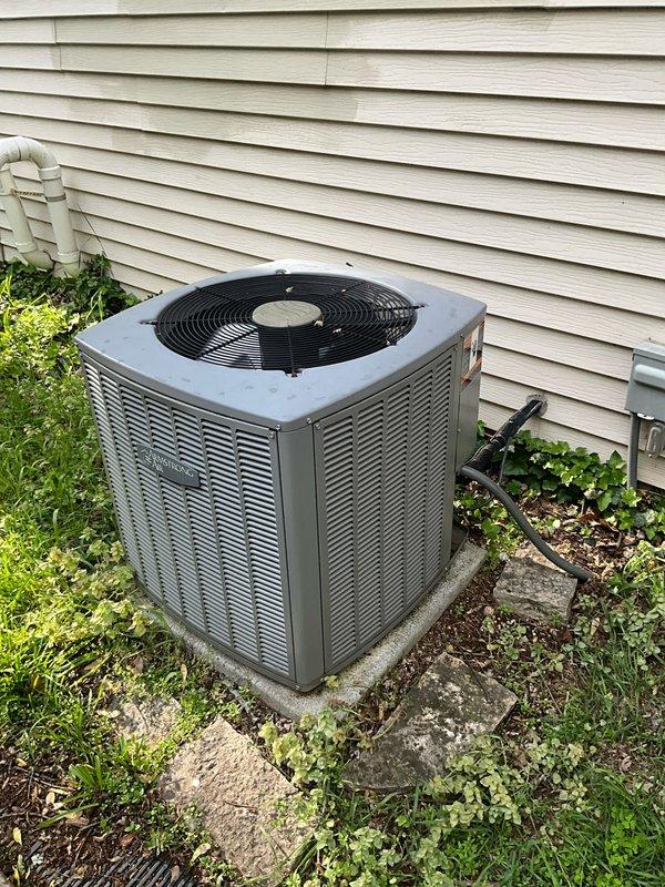Completed comprehensive BFMA tune-up on 13+ year old residential air conditioning system during afternoon service window. Performed standard maintenance protocol including inspection of outdoor condenser unit, verified proper operation of fan motor and compressor, checked refrigerant lines and electrical connections, and inspected indoor air filtration system. Unit operating within normal parameters upon completion of tune-up service.