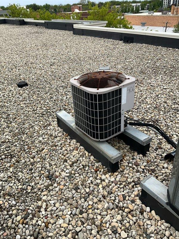 Completed comprehensive BFMA tune-up service on 26-year-old residential HVAC system including Lennox furnace and rooftop air conditioning condenser unit. Performed full system inspection, cleaned condenser coils, checked refrigerant levels, tested electrical connections, verified proper airflow through ductwork, inspected drainage system including PVC condensate lines, and confirmed all safety controls and operational parameters meet manufacturer specifications. Both indoor and outdoor units are operating efficiently with no immediate service needs identified.