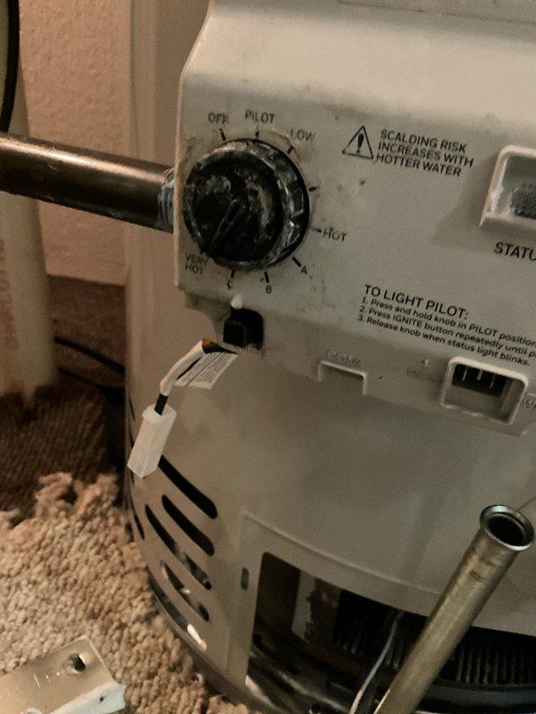 Isolated and drained water heater system to safely access and replace the malfunctioning gas control valve. Installed new manufacturer-warranted gas control valve with proper copper pipe connections and verified all fittings were secure. Refilled tank, purged air from system, relit pilot light, and tested unit for proper temperature regulation and leak-free operation.