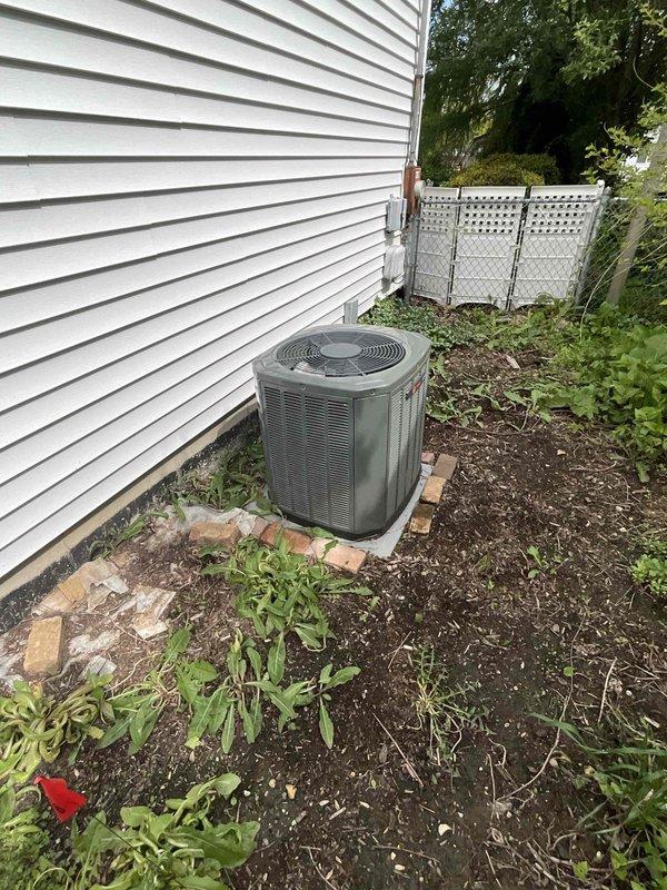 Completed comprehensive BFMA tune-up service on 9-year-old residential air conditioning system. Performed full system inspection of outdoor condenser unit, verified proper operation of all components, and replaced dirty air filter at indoor air handler. All equipment tested and operating within normal parameters upon completion of preventive maintenance service.