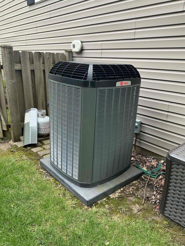 Completed comprehensive BFMA tune-up service on 6-year-old Trane air conditioning system, including full system inspection, performance testing, and replacement of 16x25x4 air filter. Performed semi-annual air cleaner filter change service and established recurring maintenance schedule for both AC service and air cleaner maintenance to ensure optimal system performance and longevity.