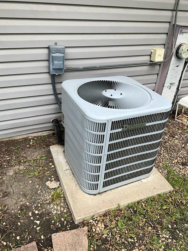 Completed comprehensive BFMA air conditioning tune-up on 13-year-old residential cooling system. Performed full preventive maintenance inspection of outdoor condenser unit, including cleaning of coils, verification of refrigerant levels, electrical connections check, and operational testing. Inspected indoor air handler and noted filter condition in mechanical space, ensuring proper airflow and system efficiency for optimal summer performance.