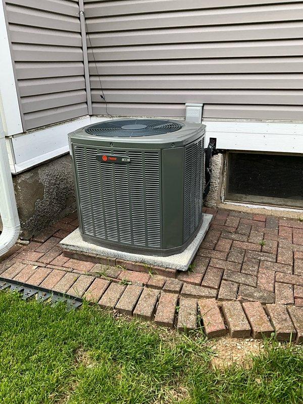 Completed comprehensive air conditioning tune-up on 19-year-old residential outdoor condensing unit. Performed standard maintenance protocol including system inspection, coil cleaning to remove heavy dust and debris accumulation from evaporator coils, and operational testing to ensure proper system performance for the cooling season.
