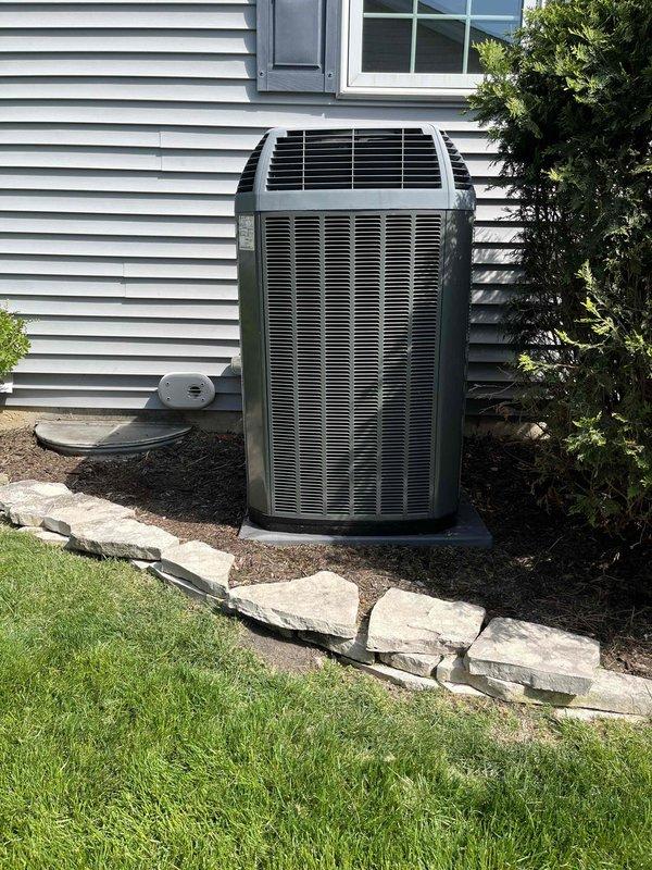 Completed comprehensive BFMA tune-up service on 8-year-old residential air conditioning system. Performed thorough inspection of outdoor condenser unit, cleaned evaporator coil fins to remove accumulated dust and debris, verified proper airflow through heat exchanger assembly, and completed all preventive maintenance checklist items per BFMA standards. System tested and operating within normal parameters upon completion.