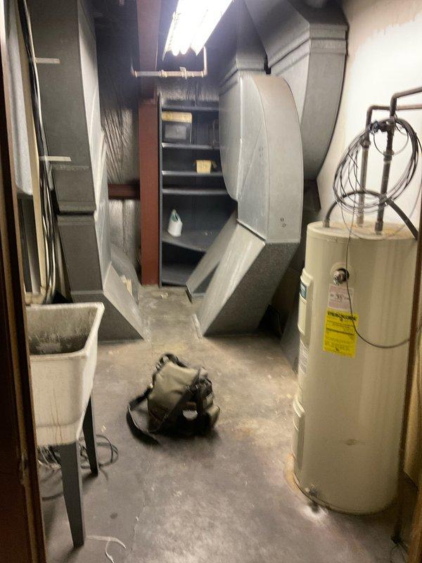 Conducted site assessment for replacement of two rooftop units on commercial property with confirmed roof access. Documented existing RTU installations, refrigerant linesets, electrical disconnects, and roof penetrations to prepare comprehensive replacement estimate.